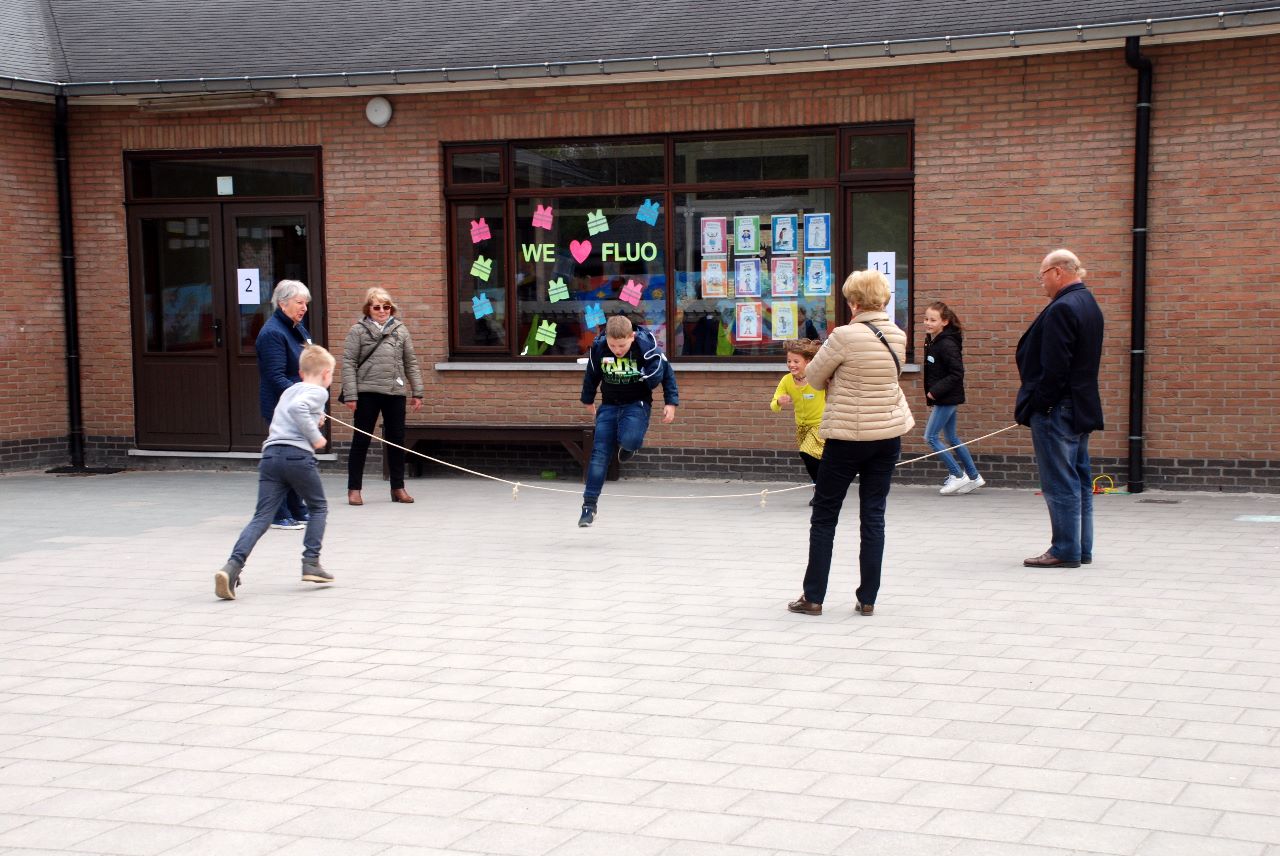 Grootoudernamiddag in het 3de leerjaar